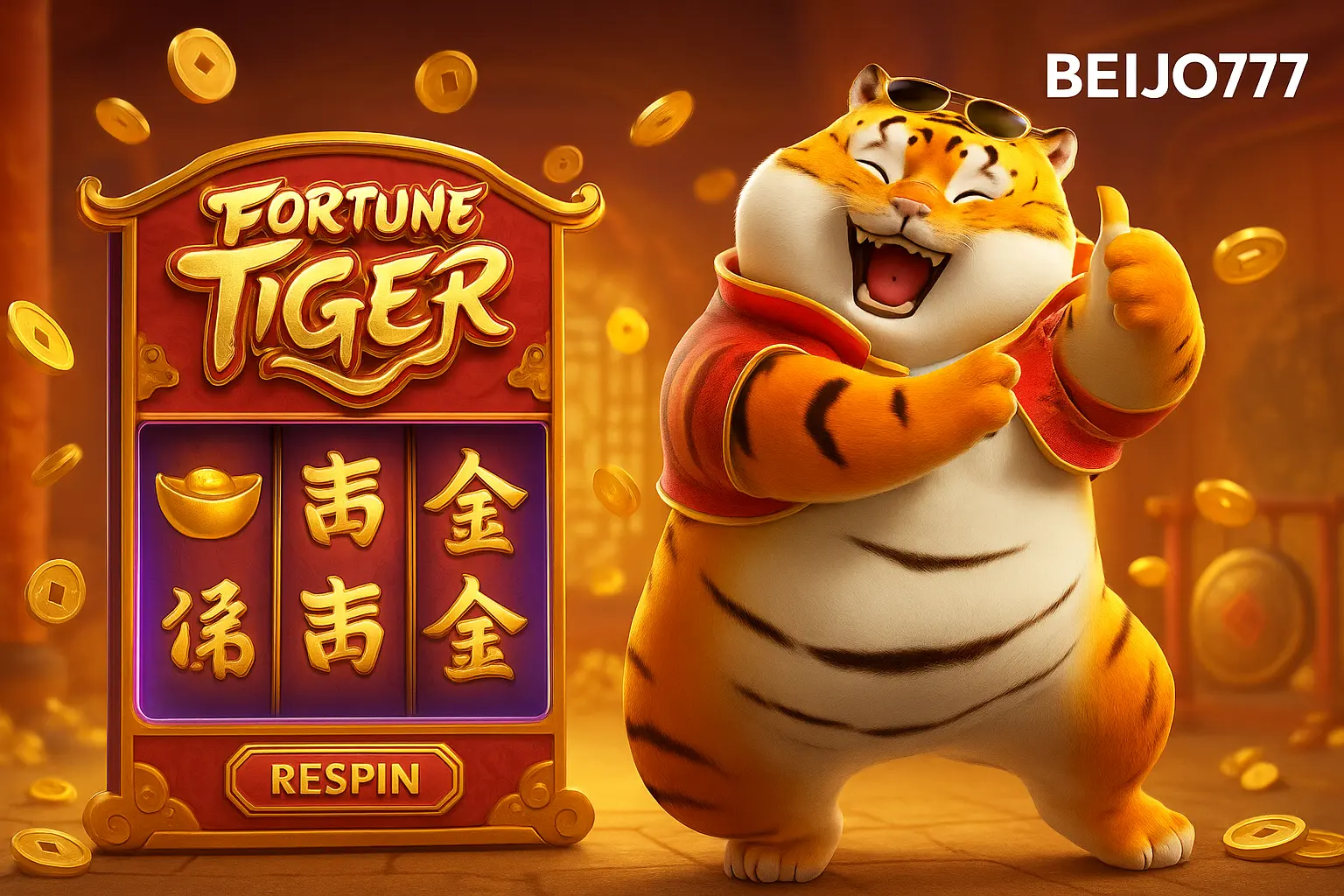 Fortune Tiger é um jogo imperdível no BEIJO777 Casino