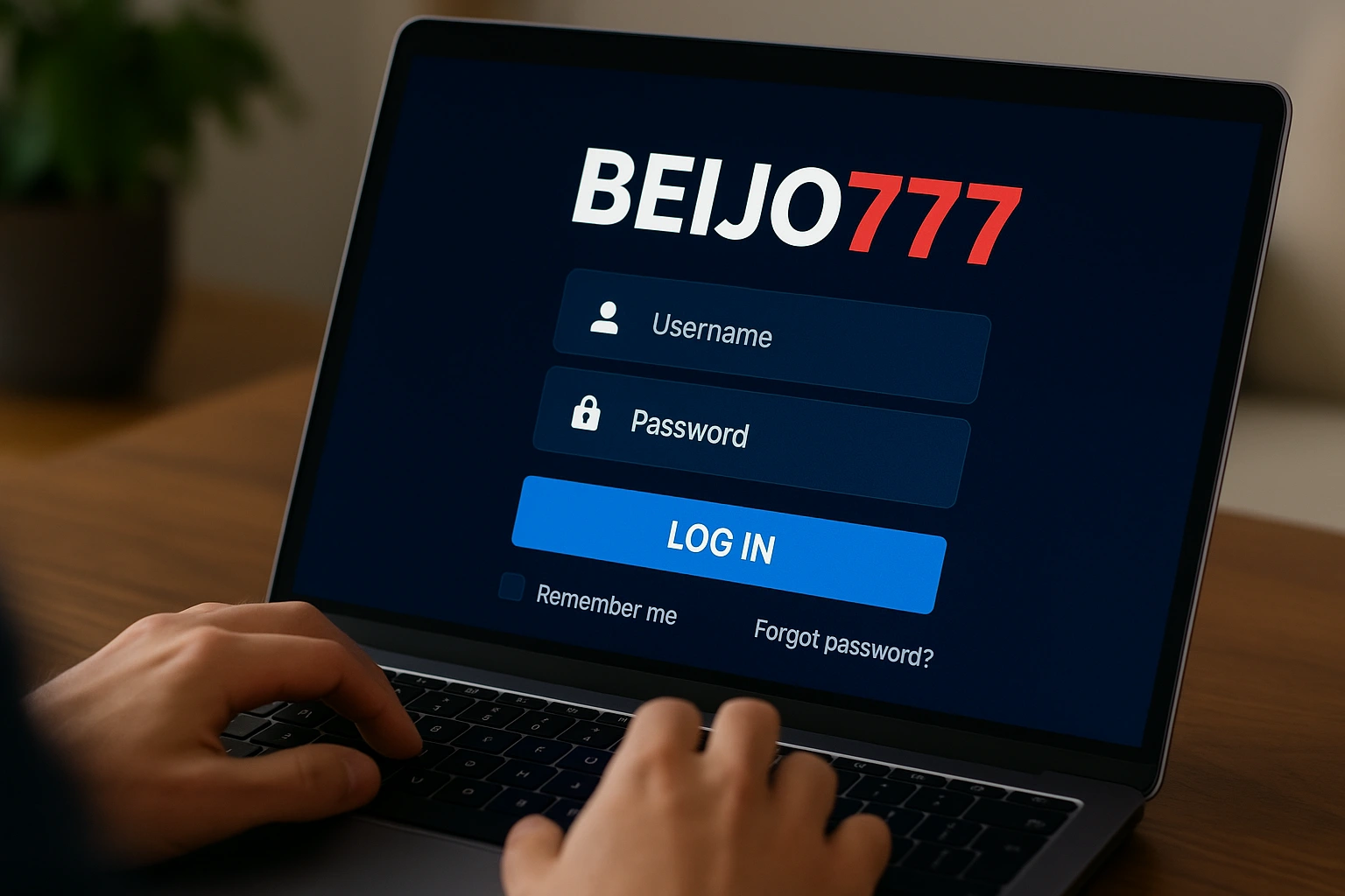 Criar uma nova Conta no plataforma BEIJO777